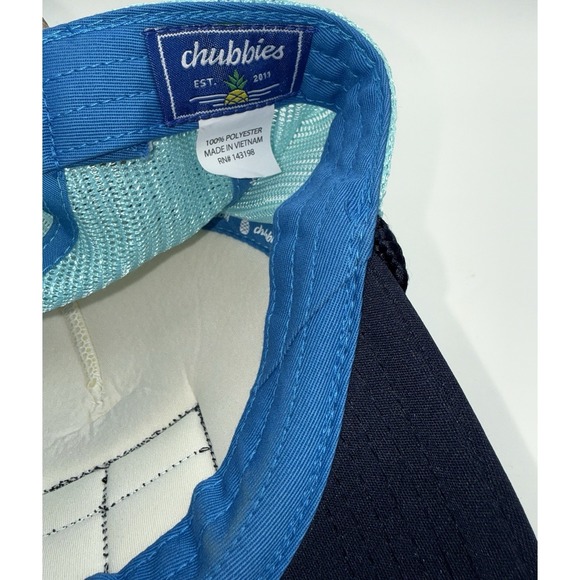 CHUBBIES Adult Trucker Mesh Hat Cap Snapback Patch Summer Beach Rope OS - Picture 6 of 7